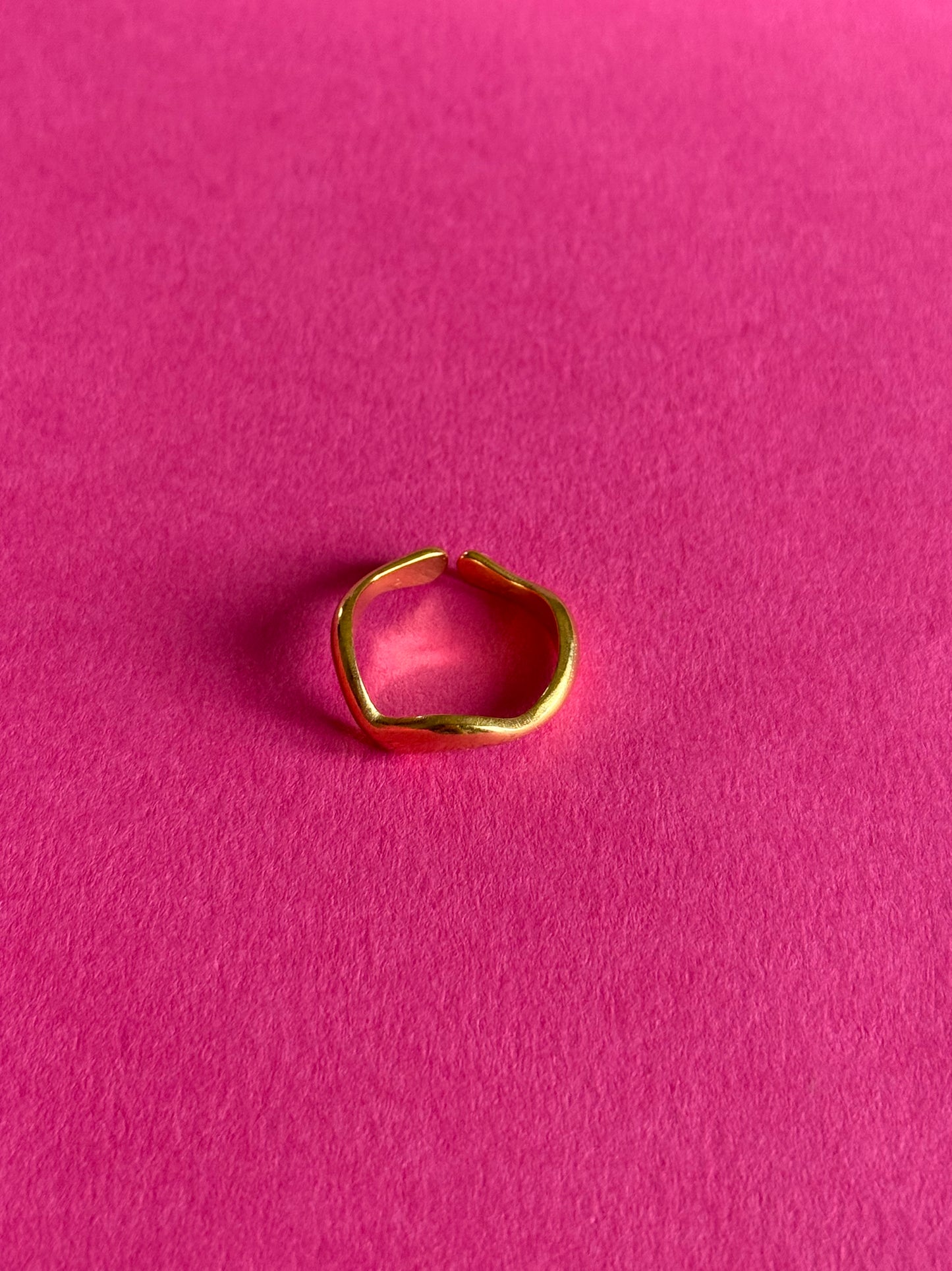 classic gold adjustable ring