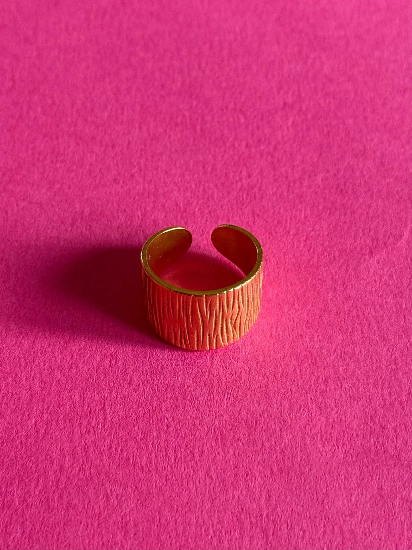bella gold adjustable ring