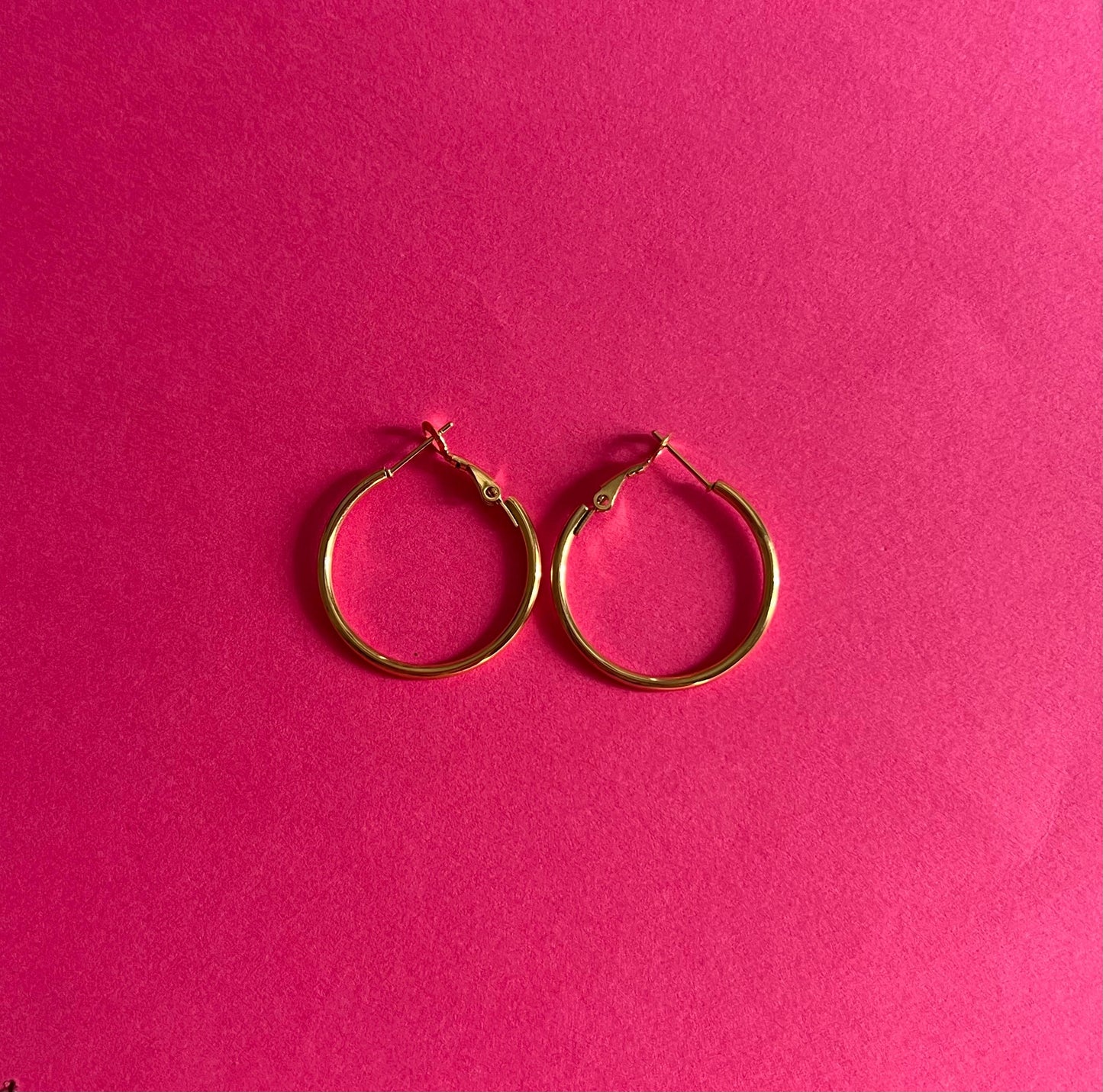 gold classic hoops